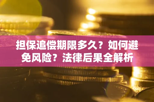 北京担保追偿期限多久？如何避免风险？法律后果全解析