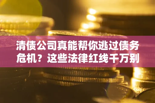 北京清债公司真能帮你逃过债务危机？这些法律红线千万别踩