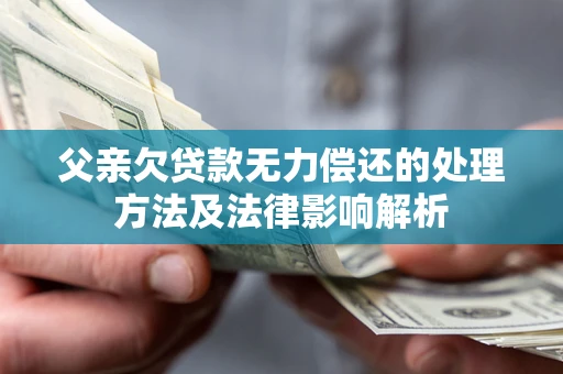 北京父亲欠贷款无力偿还的处理方法及法律影响解析