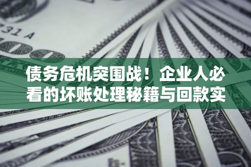 北京债务危机突围战！企业人必看的坏账处理秘籍与回款实战指南