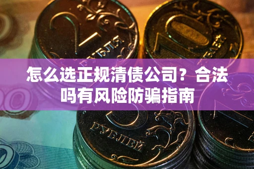 北京怎么选正规清债公司？合法吗有风险防骗指南